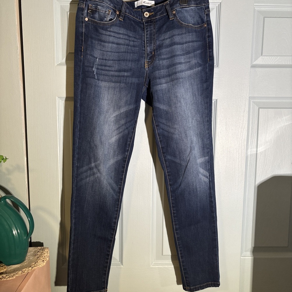 KanCan Estilo‎ Womens Size 30 Blue Cotton Stretch Straight Fit Denim.